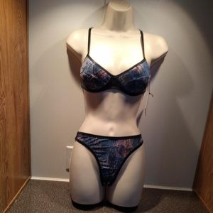 La Belle Rebelle Midnight Rumbler Snake Bikini Set
